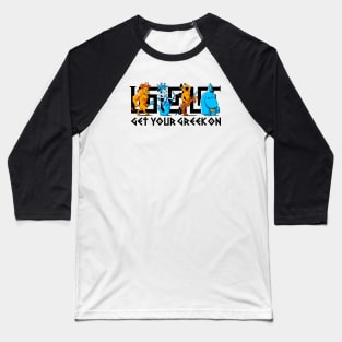 Get Ur Greek On Baseball T-Shirt